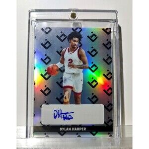 Dylan Harper Autograph 2025 Leaf #BILA-DH1 Signed Basketball Card 372/597